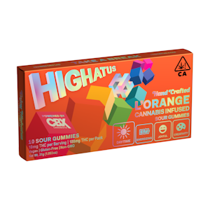 Highatus - L'Orange Sour Gummies | 100mg