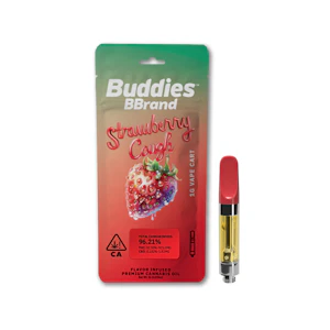 Buddies - BBrand - 1g Cart - Strawberry Cough 