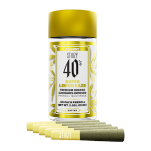 STIIIZY - Stiiizy - 5pk Infused Pre Roll Pack - Super Lemon Haze