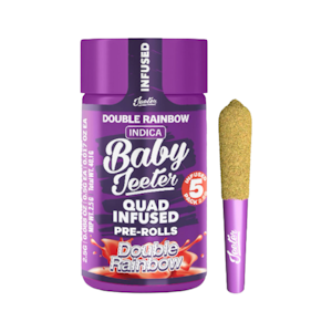 JEETER - Baby Jeeter - 5pk Infused Prerolls - Double Rainbow