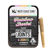 West Coast Cure - 2.1g - 6ct Mini Joints - Rainbow Sherbet
