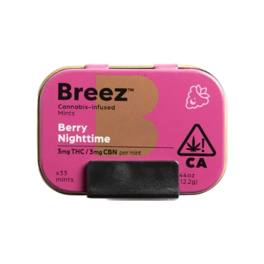 Breez - Breez - 100mg - 33ct - Berry Nighttime Tablets Main Image