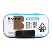 Breez - 1000mg - 50ct - Extra Strength Nighttime Tablets