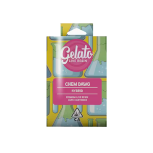 GELATO - Gelato - 1g Live Resin Cart - Chem Dawg 