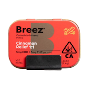 Breez - 100mg Mints - Cinnamon Relief 1:1