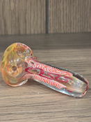 ADK Glass Pipe Pink w/ Line Work