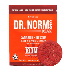 Dr. Norm's - Dr. Norm's - 100mg MAX Cookie - Red Velvet