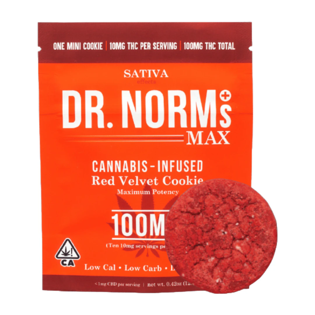 Dr. Norm's - Dr. Norm's - 100mg MAX Cookie - Red Velvet Main Image