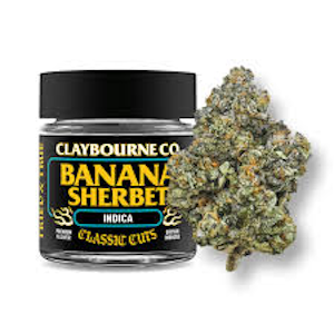 CLAYBOURNE CO. - CLAYBOURNE | BANANA SHERBERT | FLOWER | 3.5G