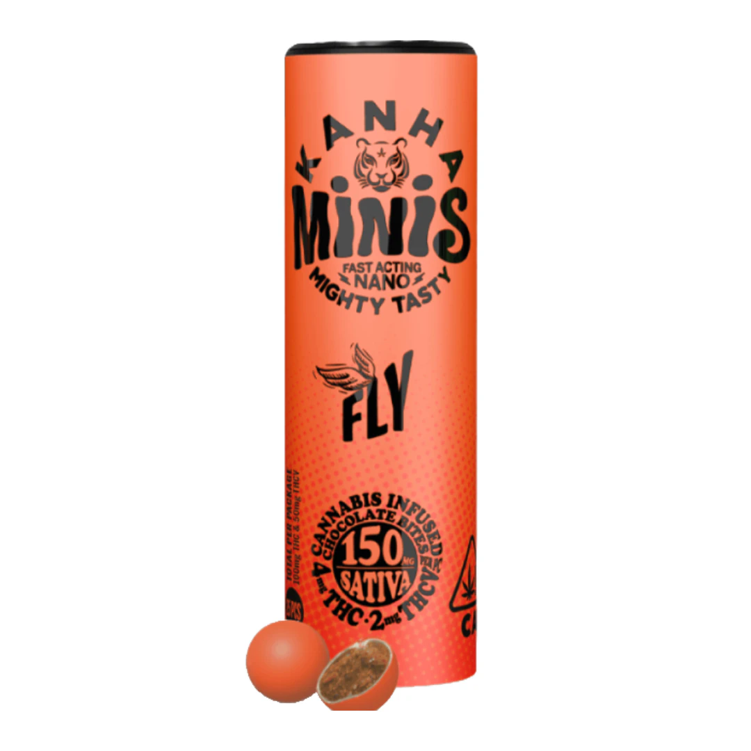 KANHA - Kanha Minis - 100mg 2:1 THC:THCv - Fly Chocolate Bites Main Image