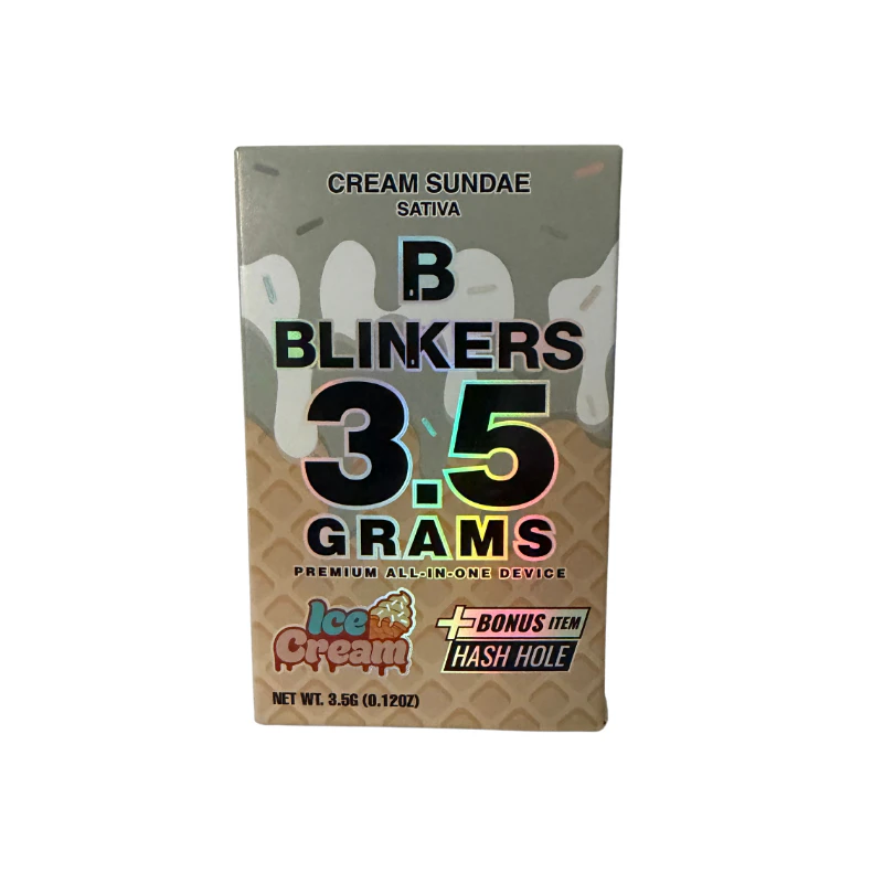 Blinkers - Cream Sundae - 3.5g Disposable + Bonus Hash Hole (Blinkers) Main Image