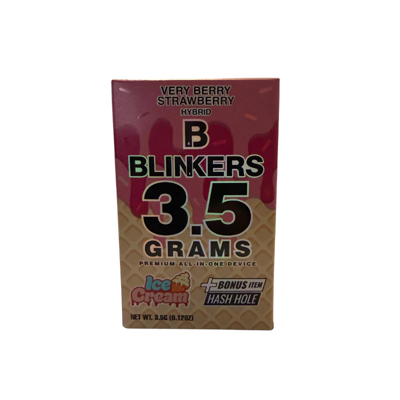 Blinkers - Very Berry Strawberry - 3.5g Disposable + Bonus Hash Hole (Blinkers) Main Image
