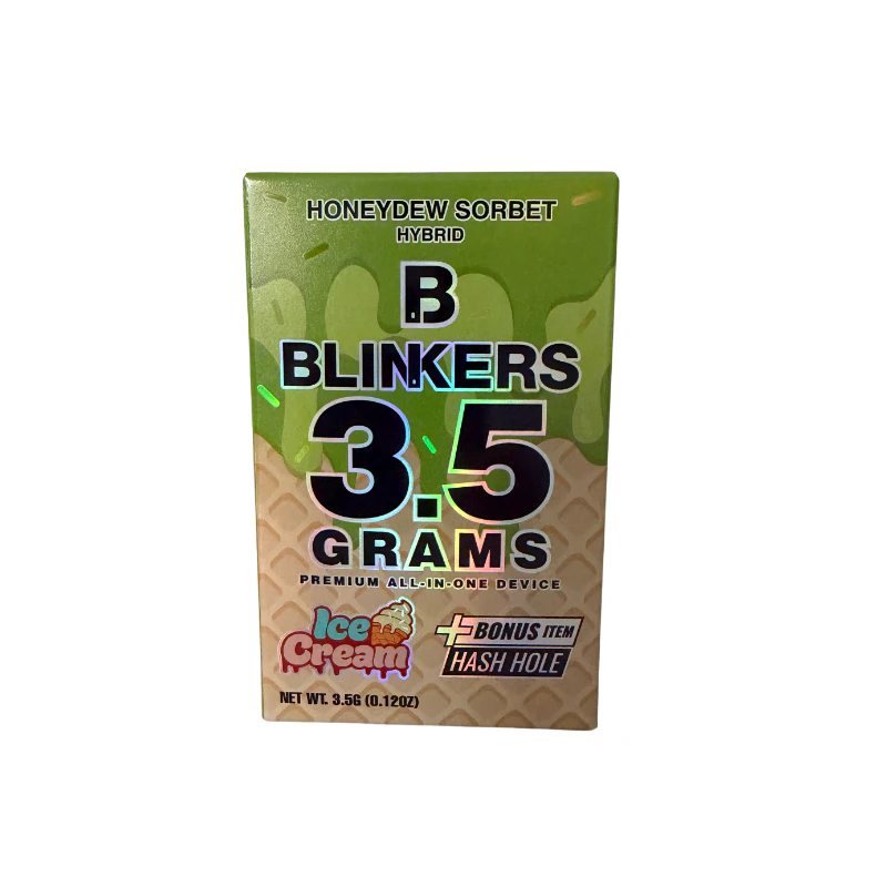 Blinkers - Honeydew Sorbet - 3.5g Disposable + Bonus Hash Hole (Blinkers) Main Image