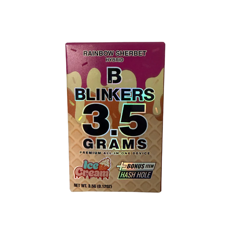Blinkers - Rainbow Sherbet - 3.5g Disposable + Bonus Hash Hole (Blinkers) Main Image