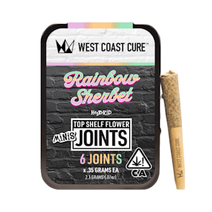 WEST COAST CURE - West Coast Cure - 2.1g - 6ct Mini Joints - Rainbow Sherbet