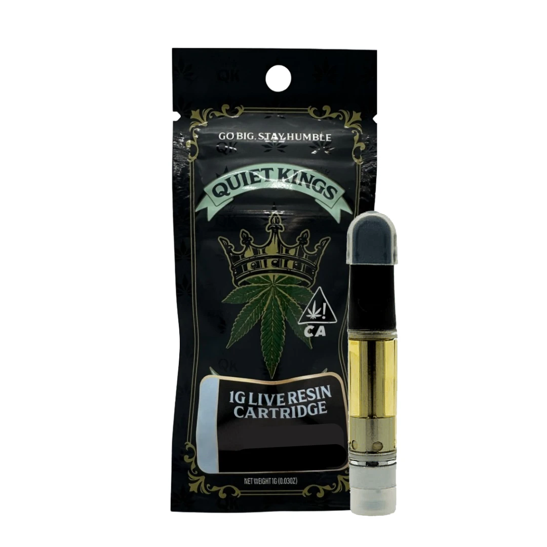 Quiet Kings - Quiet Kings - 1g Live Resin Cart - White Kush Main Image