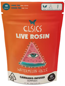 CLSICS - CLSICS Rosin 10pk Gummies Watermelon Haze