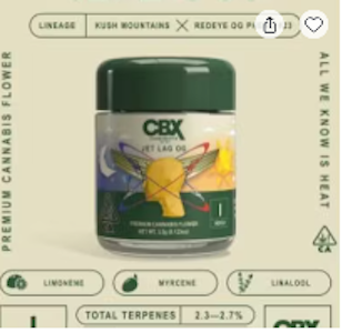 Cannabiotix - Cannabiotix 3.5g Jet Lag Og