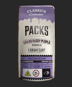 Packwoods - Packwoods - Grand Daddy Purple - 1g - Cartridge - Vape