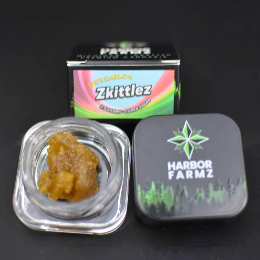 Harbor Farmz - Harbor Farmz - Watermelon Zkittlez Cured Resin - 3.5g Bucket Main Image