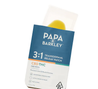Papa & Barkley - Papa & Barkley Releaf Patch 30mg 3:1 CBD:THC