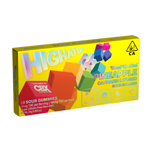 Highatus - Pineapple Sour Gummies | 100mg