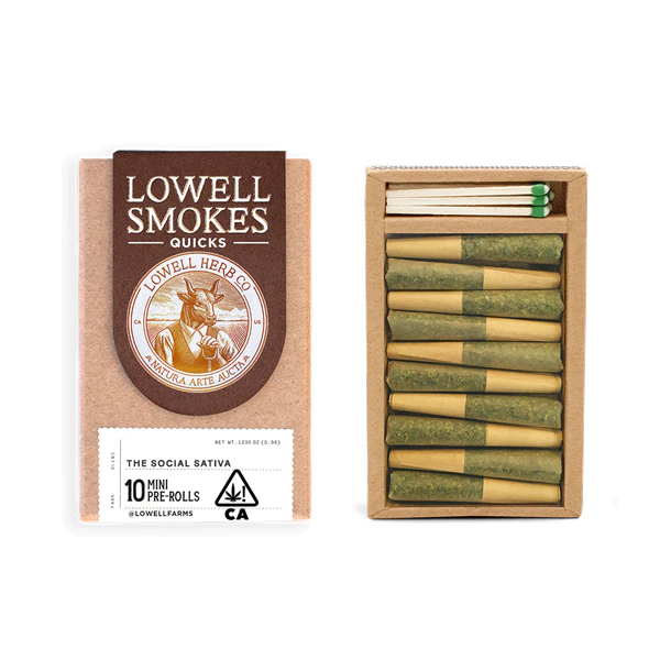 Lowell - Lowell Quicks 10pk Prerolls 3.5g A Shore Thing Main Image