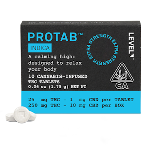 LEVEL+ - Level Protab 250mg Indica