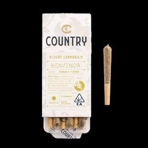 COUNTRY - Country Light 6pk Prerolls 3.6g Bienvenida CBD 1:3