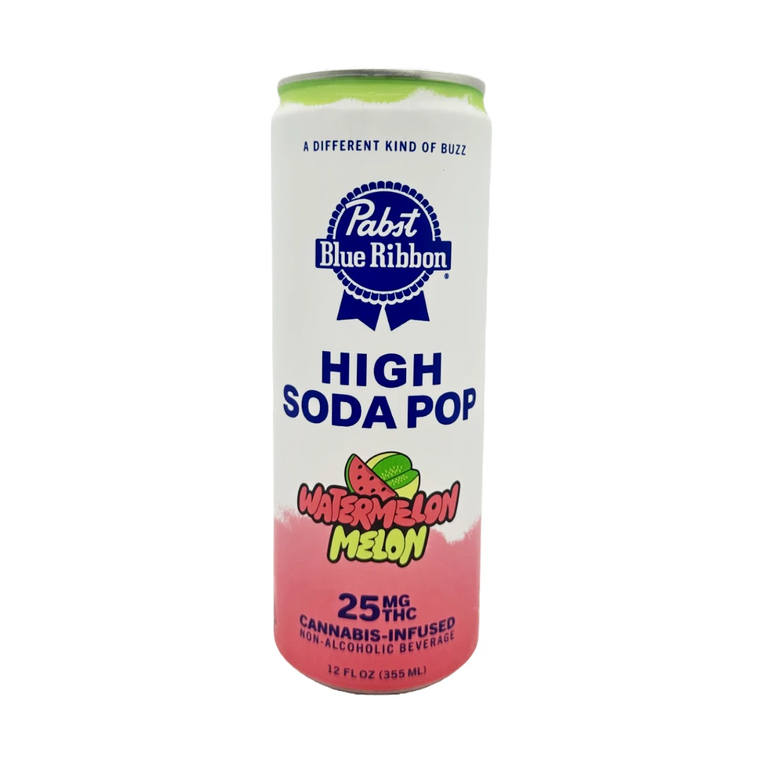 Pabst Labs - Pabst Blue Ribbon - 25mg Seltzer - Watermelon Melon Main Image