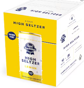 Pabst - Pabst High Seltzer 4pk Lemon