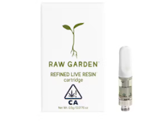 Raw Garden .5g Cart California Kush