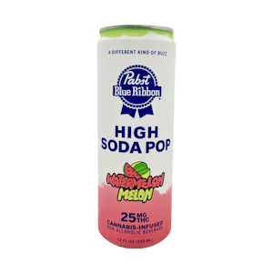 Pabst Labs - Pabst Blue Ribbon - 25mg Seltzer - Watermelon Melon