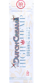 HIGH HEMP ORGANIC WRAPS DUTCH CREAM - 2 PK