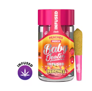 Jeeter - Baby Jeeters Infused 5pk Prerolls 2.5g Peaches