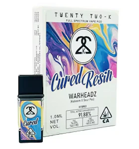 22K - 22k Cured Resin 1g Pod Warheadz