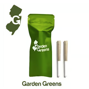 GARDEN GREENS - Garden Greens 2pk Prerolls 1g Ice Wookie
