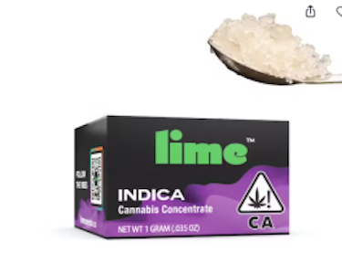 Lime - Lime Ice Water Hash 1g Blue Gelato