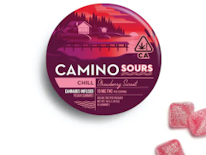 Kiva Camino Sour Gummies Strawberry Sunset