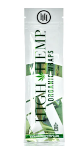 HIGH HEMP - HIGH HEMP ORGANIC CBD+ WRAPS - 2 PK