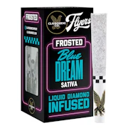 Claybourne Frosted Flyers Infused 5pk Prerolls 2.5g Blue Dream