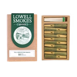 Lowell - Lowell Quicks 10pk Prerolls 3.5g Full Service Gas 