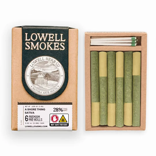 Lowell - Lowell 6pk Prerolls 3.5g A Shore Thing  Main Image