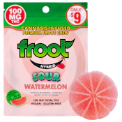 Froot - Single - Sour Watermelon (H) Gummy - 100mg