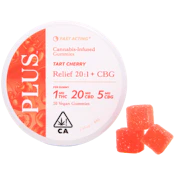 Plus - Tart Cherry - 20:5:1 THC:CBD:CBG - Gummy - 520mg