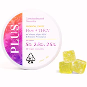 Plus - Flow Tropical Twist - 5:2.5:2.5 THC:THCv:CBC - Gummy - 200mg