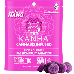 KANHA - Kanha - Passionfruit Paradise Nano (I) - Gummy - 10 Pack - 100mg