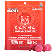 Kanha - Cran Pomegranate Nano (S) - Gummy - 10 Pack - 100mg