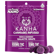 Kanha - Galactic Grape Nano (I) - Gummy - 10 Pack - 100mg