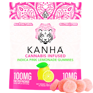 KANHA - Kanha - Pink Lemonade (I) - Gummy - 10 Pack - 100mg